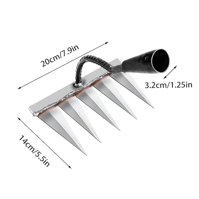 5-Teeth Carbon Steel Weeding Tool